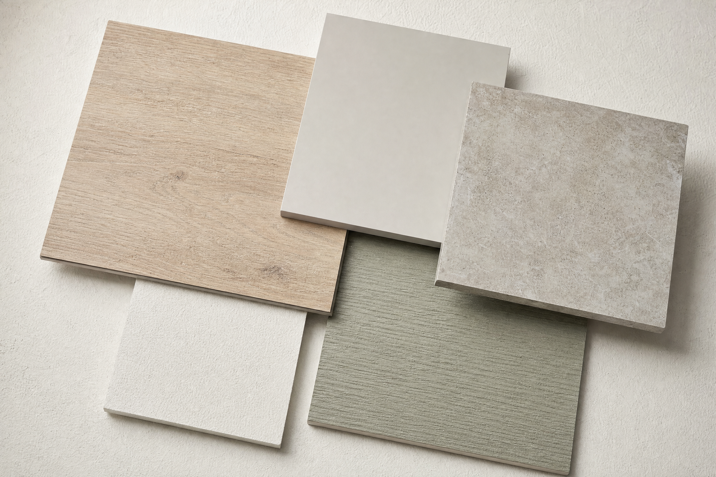 Conceptual coordinated Lumara One material samples
