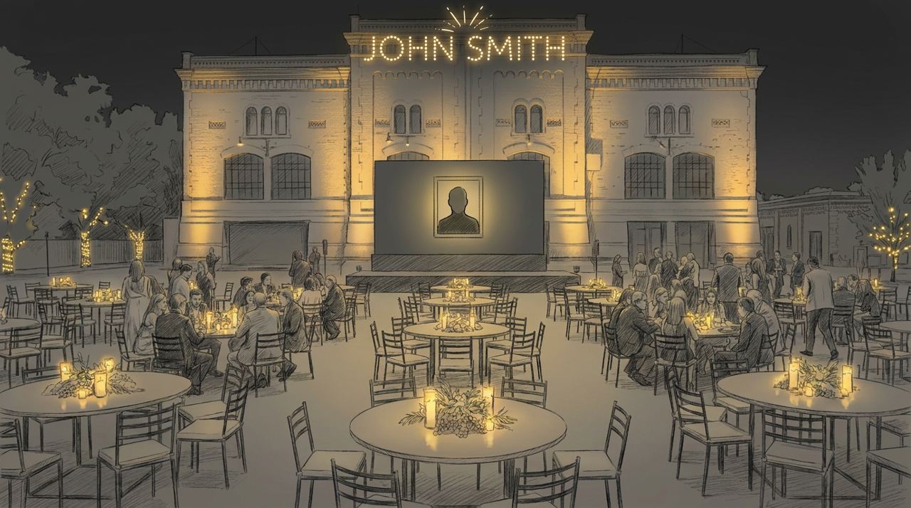 Storyboard, cena 08: Homenageados
