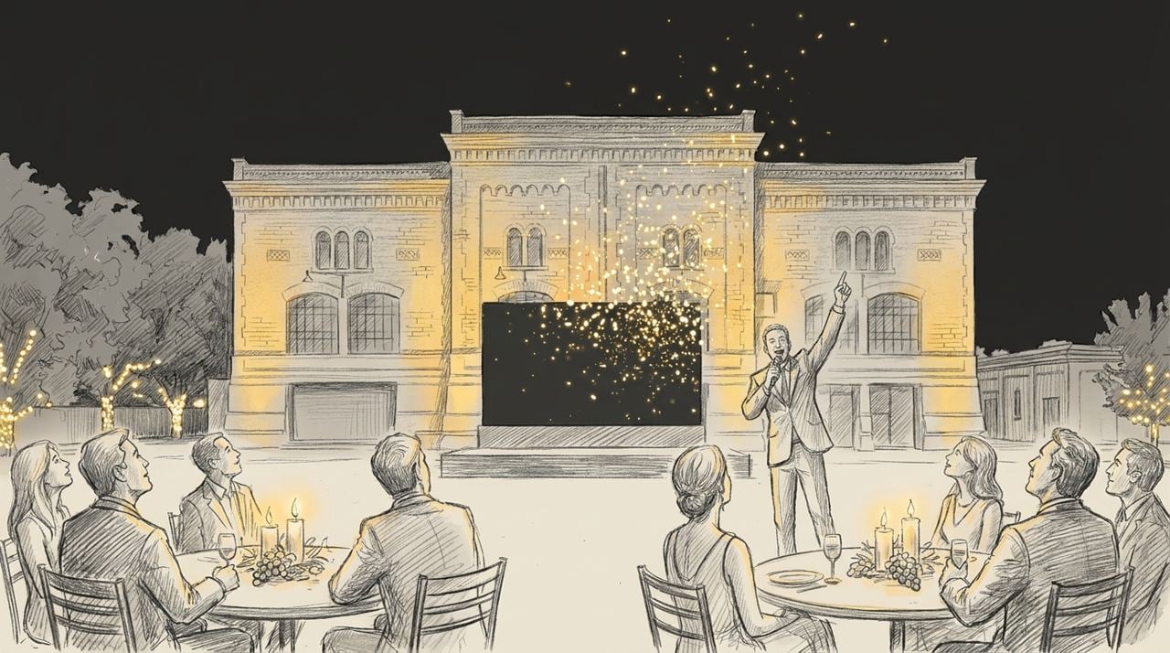 Storyboard, cena LED-03: Olhem para cima