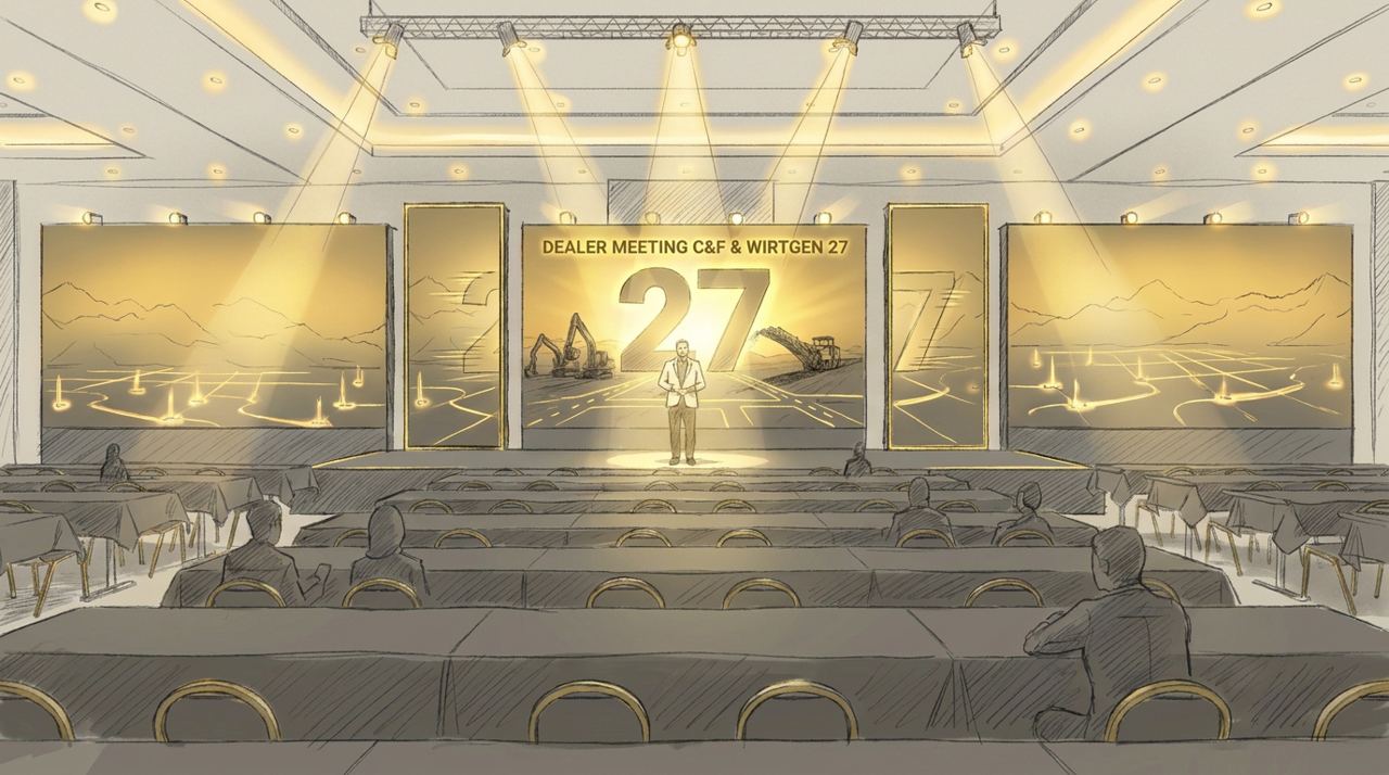 Storyboard, cena 08: Dealer Meeting C&F & Wirtgen 27
