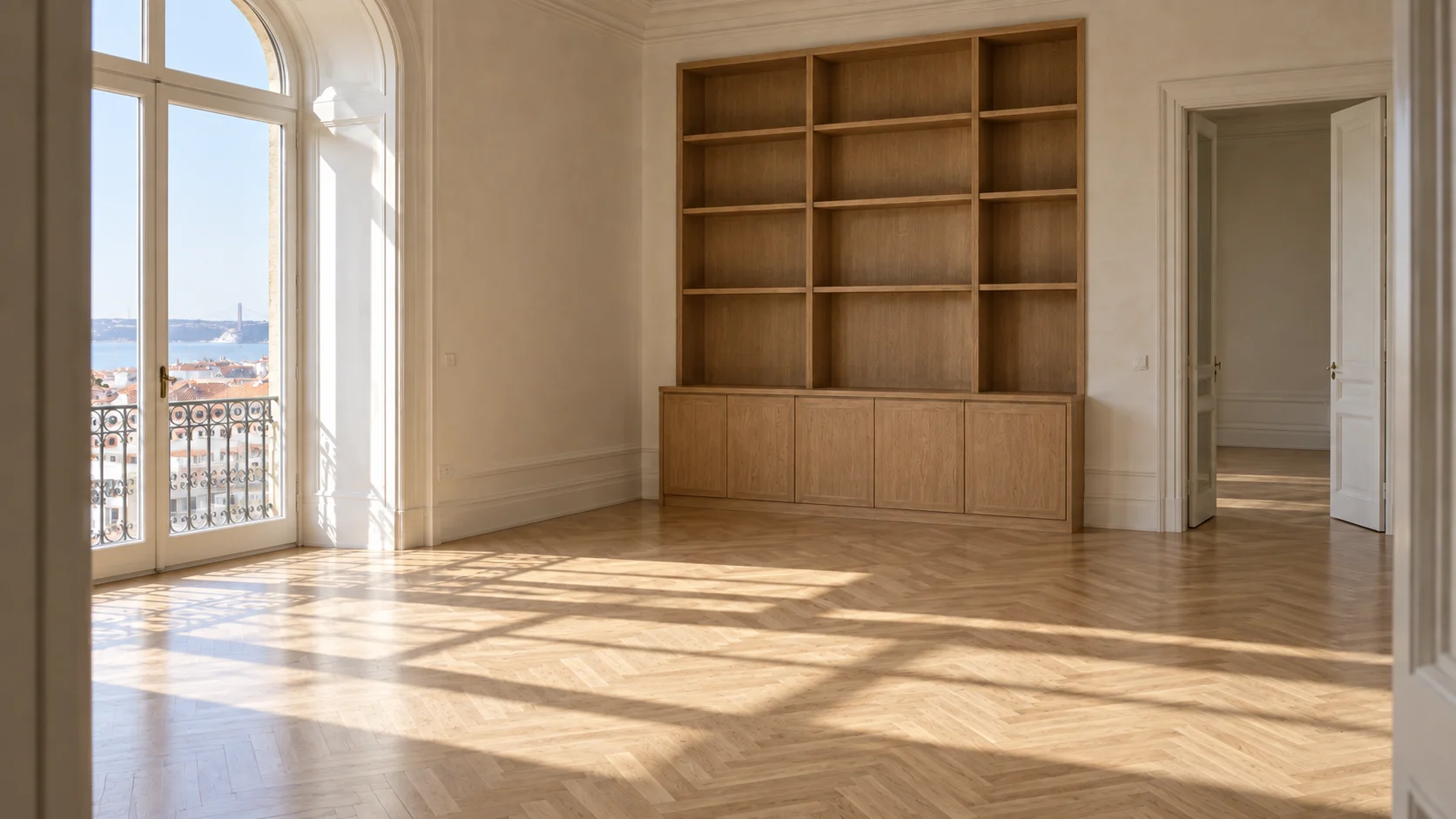 Existing apartment site photo